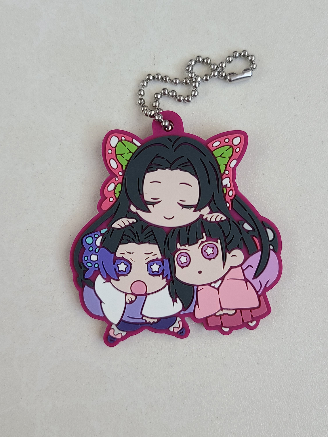 Kocho Shinobu & Kanae & Kanao - Ballchain de goma [Kimetsu no Yaiba] 1