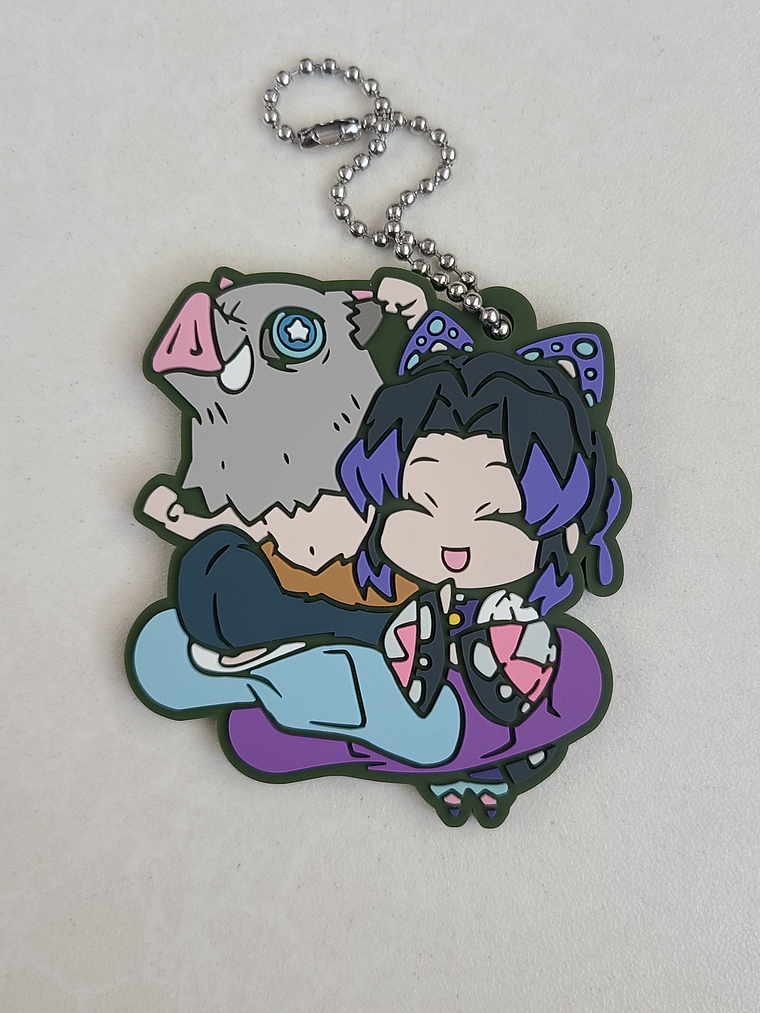 Kocho Shinobu & Hashibira Inosuke - Ballchain de goma [Kimetsu no Yaiba] 1