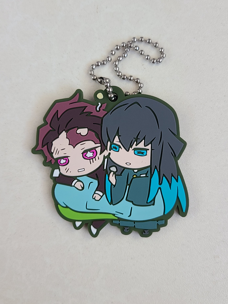Tokito Muichiro & Kamado Tanjiro - Ballchain de goma [Kimetsu no Yaiba] 1