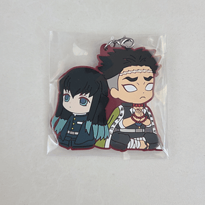 Tokito Muichiro & Himejima Gyomei - Colgante de goma [Kimetsu no Yaiba]