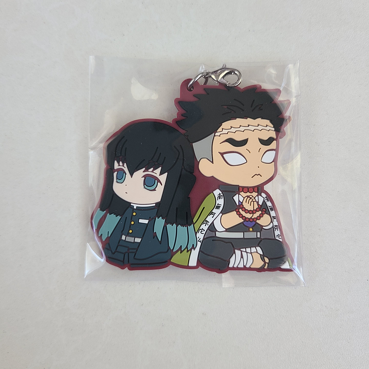 Tokito Muichiro & Himejima Gyomei - Colgante de goma [Kimetsu no Yaiba] 1