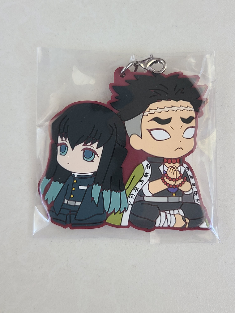 Tokito Muichiro & Himejima Gyomei - Colgante de goma [Kimetsu no Yaiba] 1