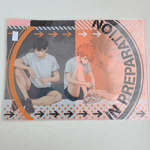 [Karasuno] Hinata & Kageyama - Carpeta de tres bolsillos [Haikyuu]