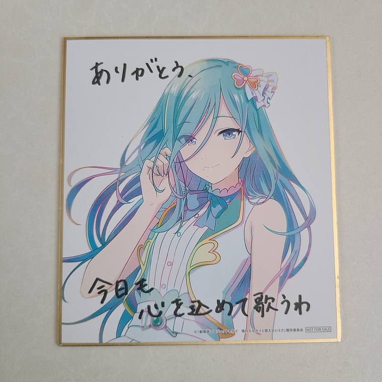 [More More Jump] Shizuku Hinomori - Shikishi [Project Sekai] 1