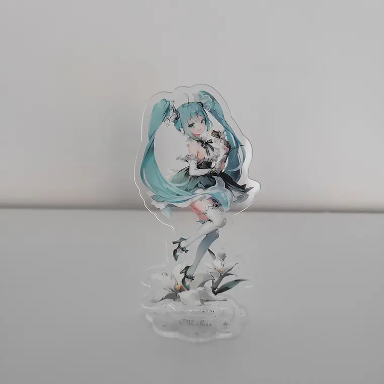 Hatsune Miku (Taito KUJI) - Stand acrílico White Lily [VOCALOID] 1