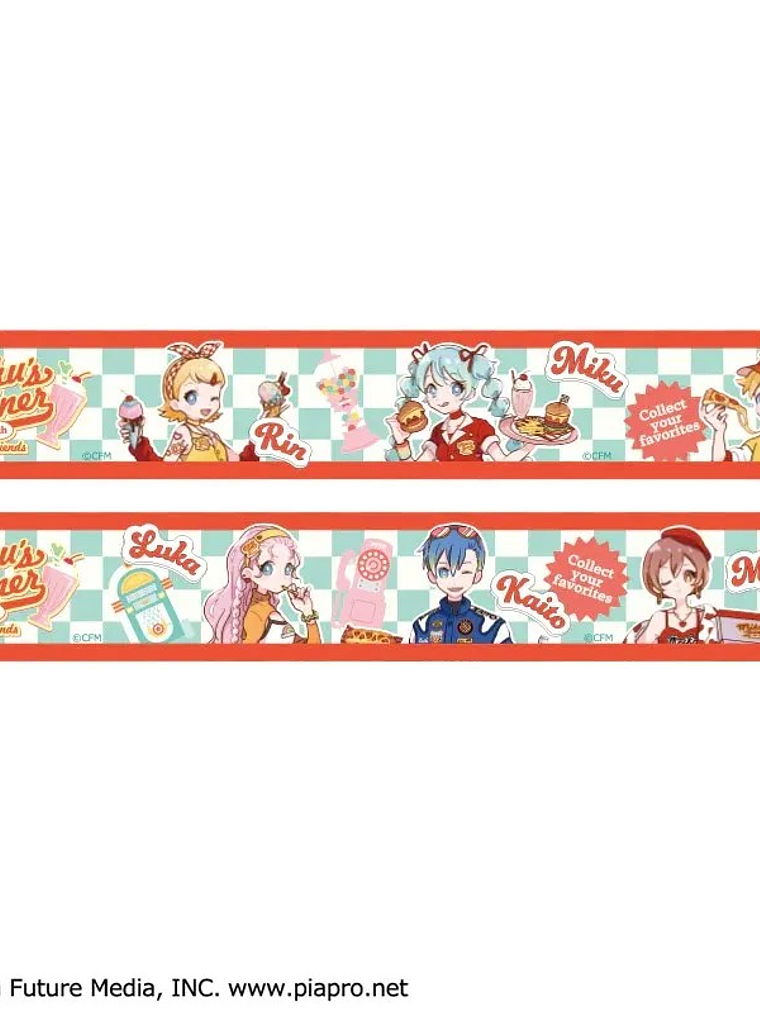 Hatsune Miku (Miku's Dinner) - Washi tape [VOCALOID] 3
