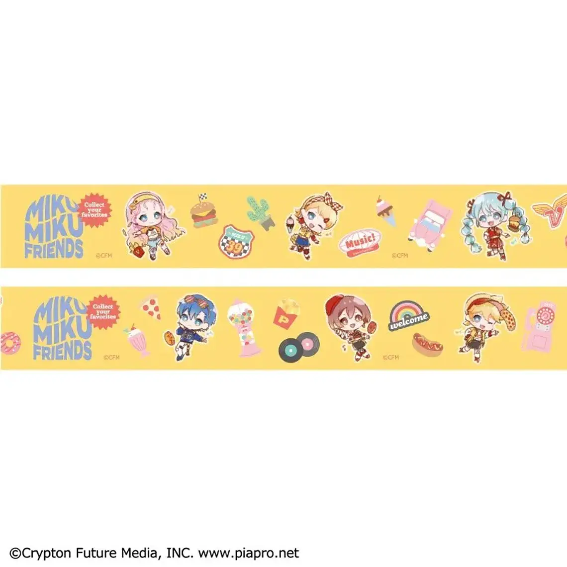 Hatsune Miku (Miku's Dinner) - Washi tape [VOCALOID] 3