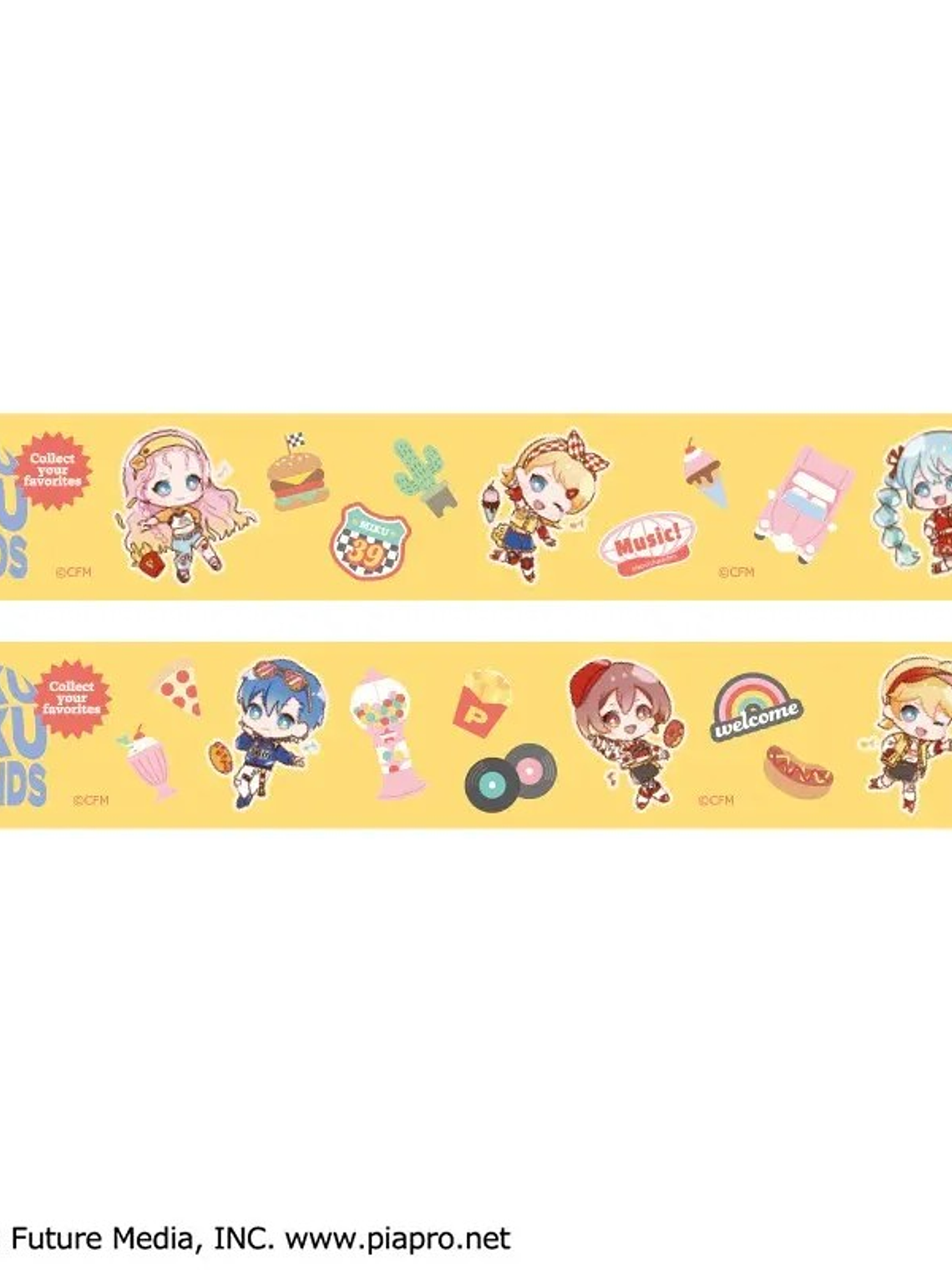 Hatsune Miku (Miku's Dinner) - Washi tape [VOCALOID] 3