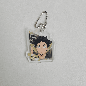 [Fukurodani] Keiji Akaashi - Ballchain acrílico [Haikyuu]