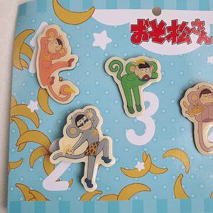 Matsuno Bros - Set de pines metálicos monitos [Osomatsu-san]