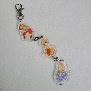 Sakura & Syaoran & Kero - Tsunagaru Acrylic Charm [Sakura Card Captors]