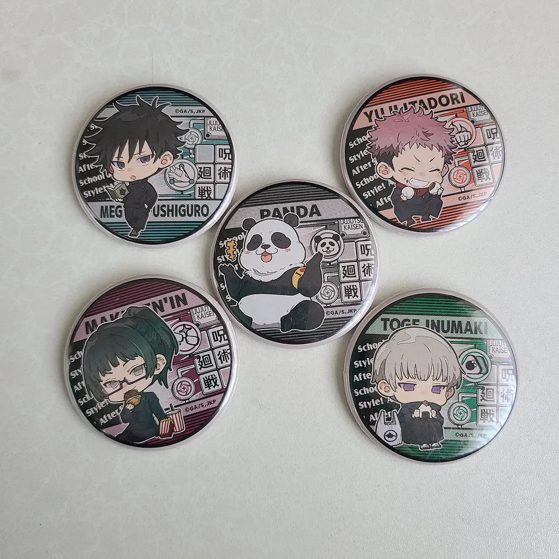 Lote de chapitas C [Jujutsu Kaisen] 1