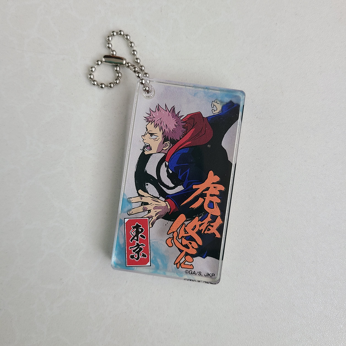 Yuuji Itadori - Ballchain acrílico [Jujutsu Kaisen] 1