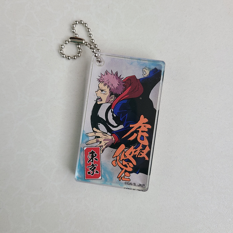 Yuuji Itadori - Ballchain acrílico [Jujutsu Kaisen] 1