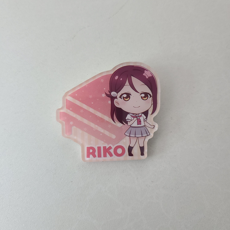 [Aqours] Riko Sakurauchi - Pin acrílico chibi [Love Live Sunshine] 1
