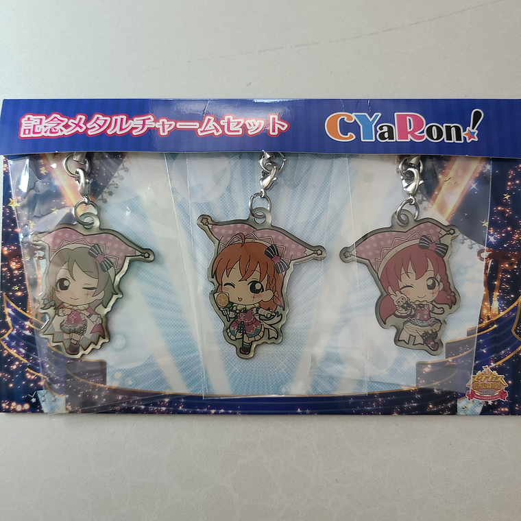 [Aqours] CYaRon - Set de llaveros metálicos [Love Live Sunshine] 1