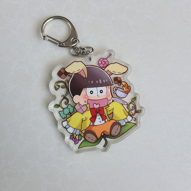 Jyushimatsu Matsuno - Llavero acrílico Wonderland [Osomatsu-san] 1