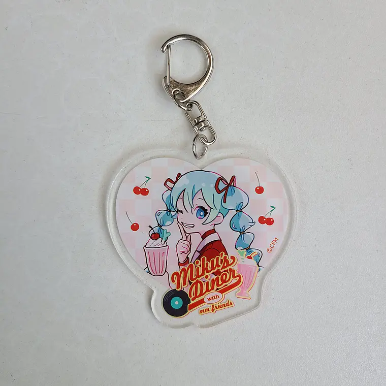 Hatsune Miku - Llavero acrílico Miku's Diner [Vocaloid] 1