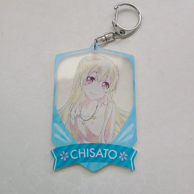 [Pastel Palettes] Chisato Shirasagi - Llavero acrílico Ani-Art [Bang Dream] 1