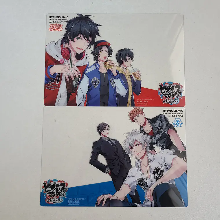 Hypmic - Set de cartas transparentes [Hypnosis Mic] 1