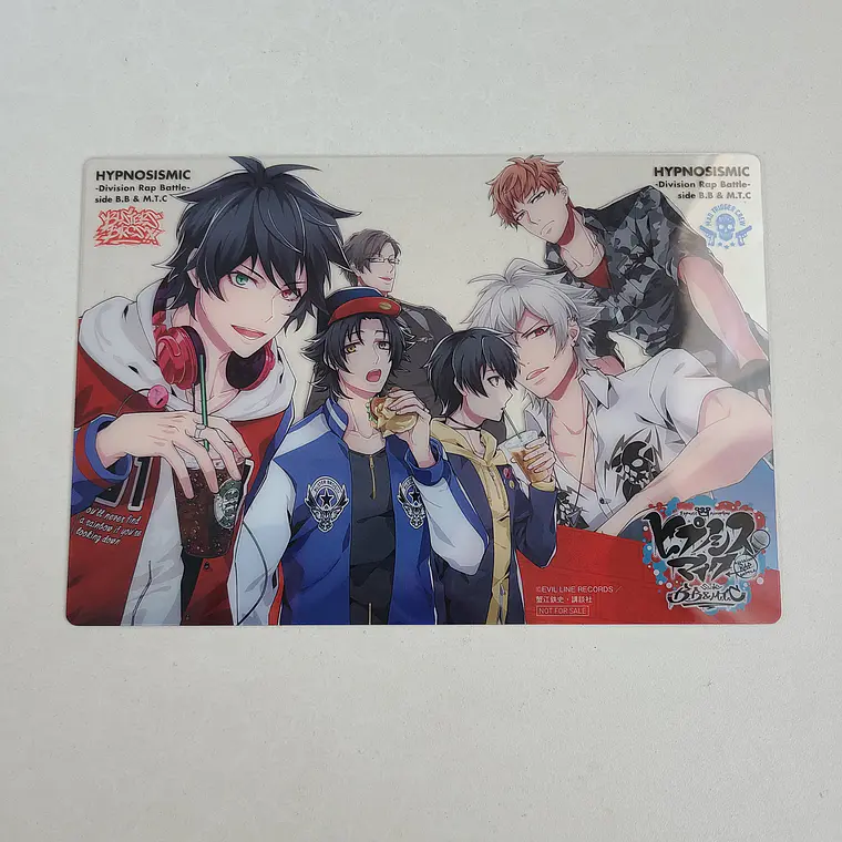 Hypmic - Set de cartas transparentes [Hypnosis Mic] 2