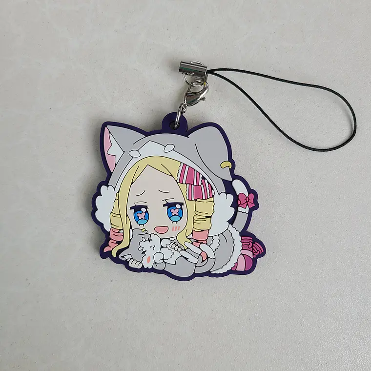 Beatrice & Pakku - Strap de goma Neko [Re Zero] 1