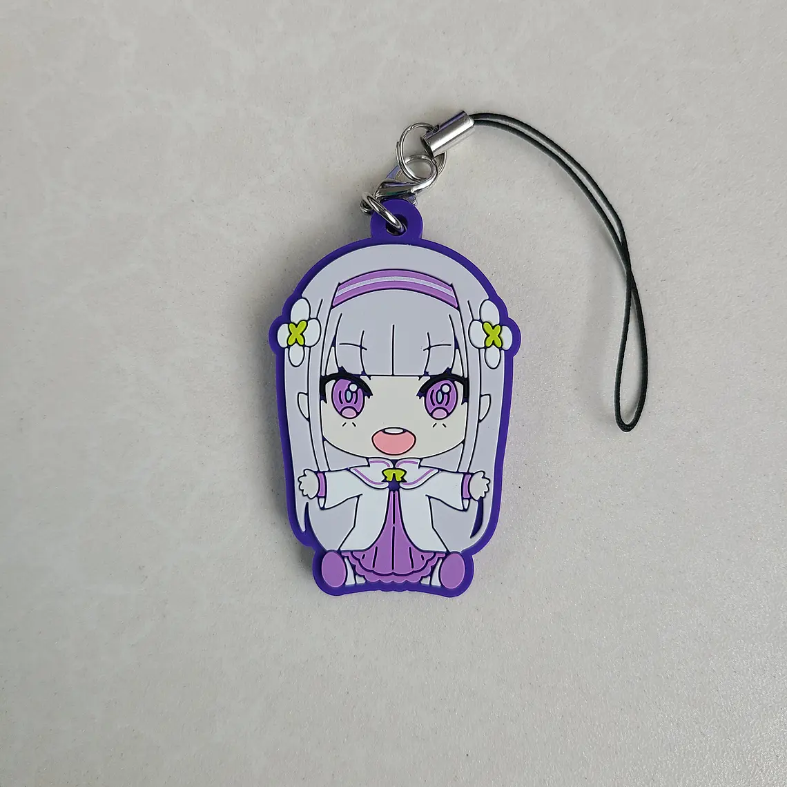 Emilia - Strap de goma [Re Zero] 1