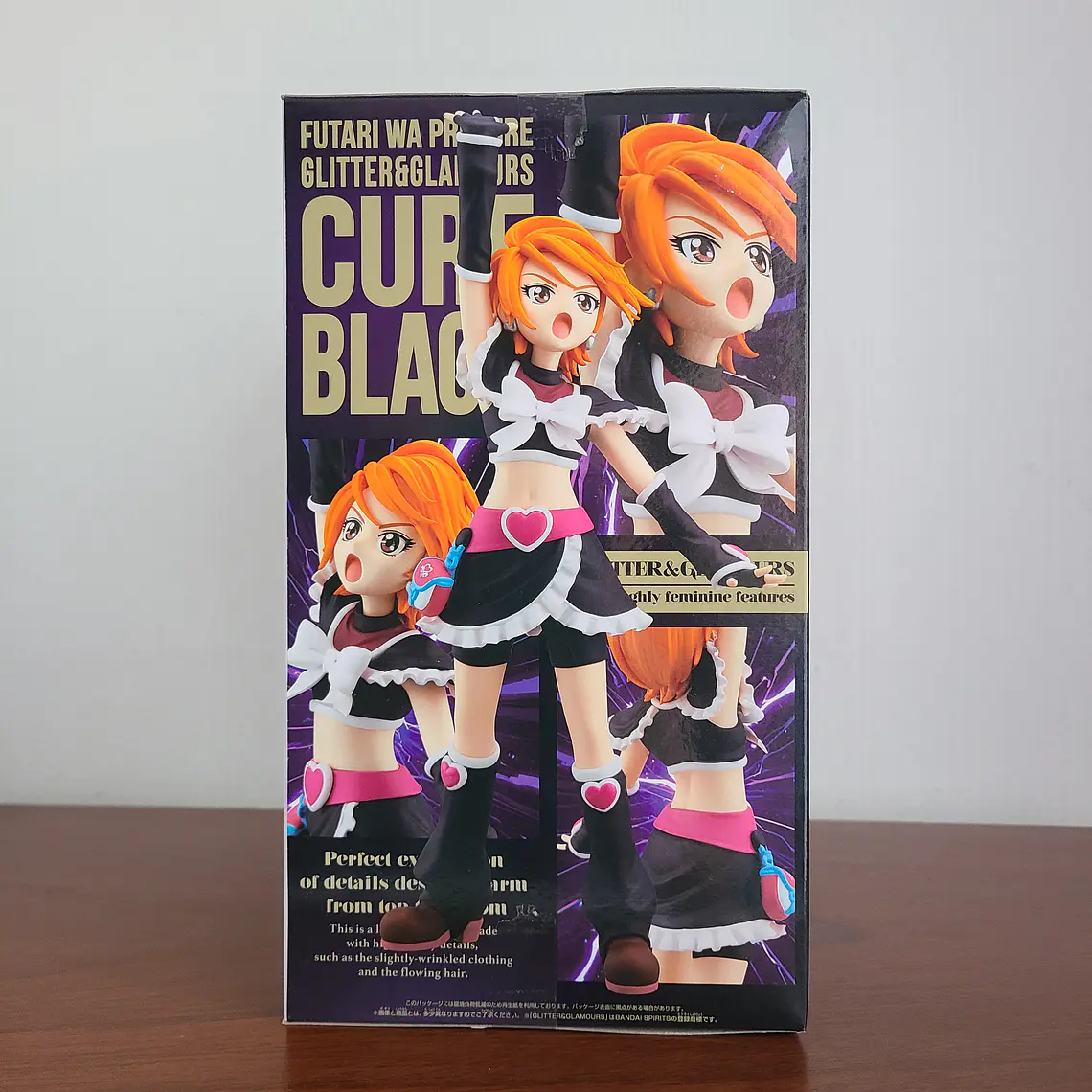 CURE BLACK - FIGURA GLITTER & GLAMOURS (BANPRESTO) [FUTARI WA PRECURE) 2