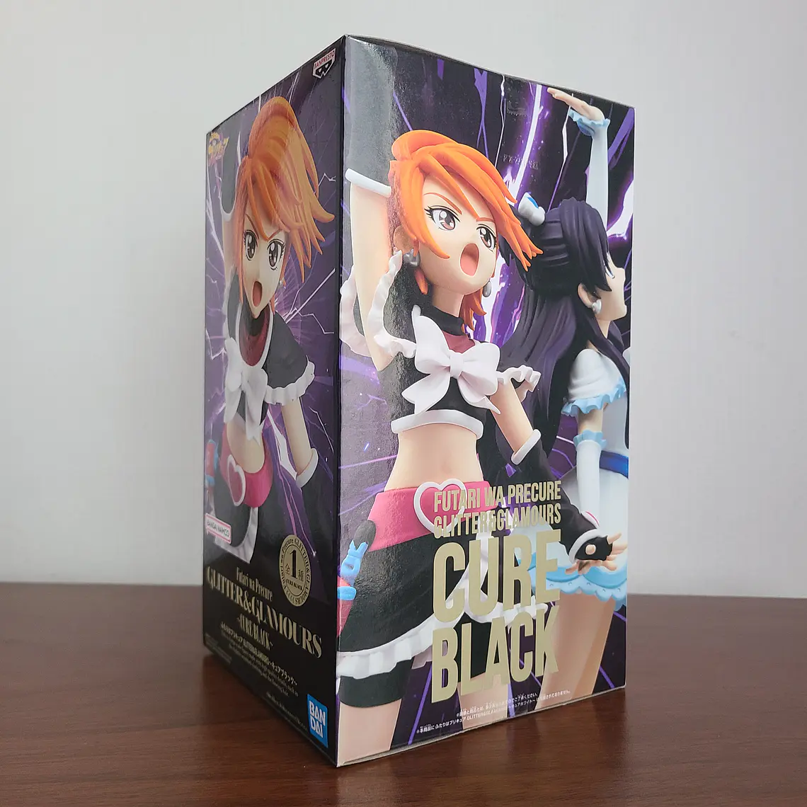 CURE BLACK - FIGURA GLITTER & GLAMOURS (BANPRESTO) [FUTARI WA PRECURE) 3