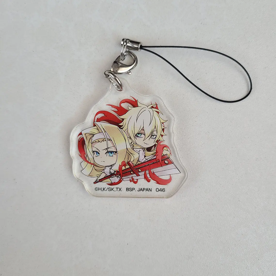 Fausto VIII & Eliza - Strap acrílico [Shaman King] 1
