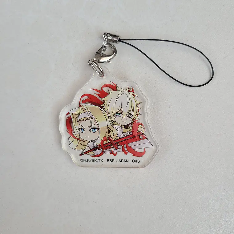 Fausto VIII & Eliza - Strap acrílico [Shaman King] 1