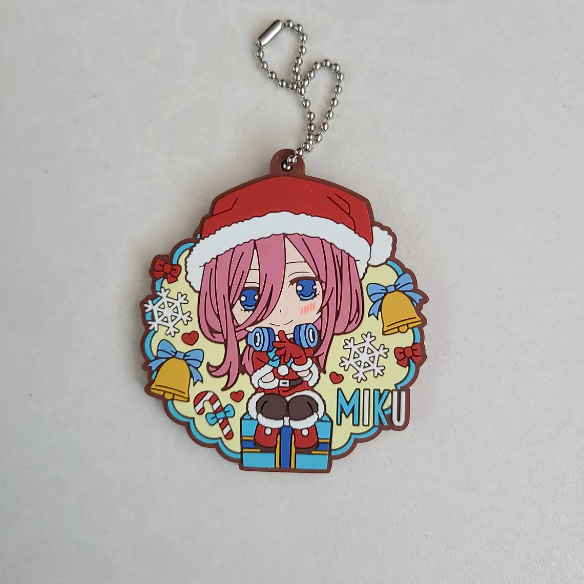 Miku Nakano - Ballchain de goma Navidad [Go Toubun no Hanayome] 1