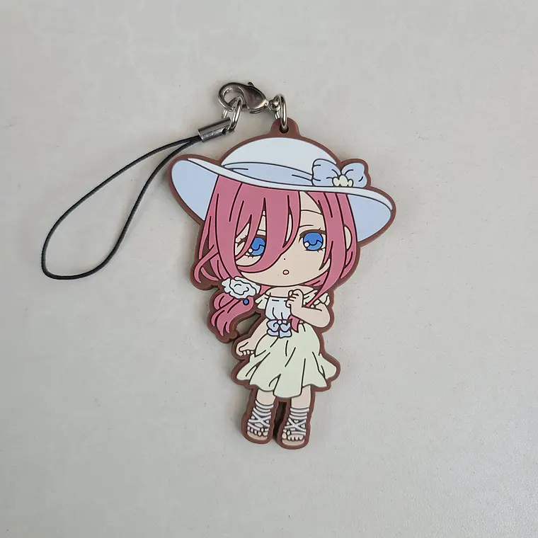 Miku Nakano - Strap de goma Kyun Chara [Go Toubun no Hanayome] 1