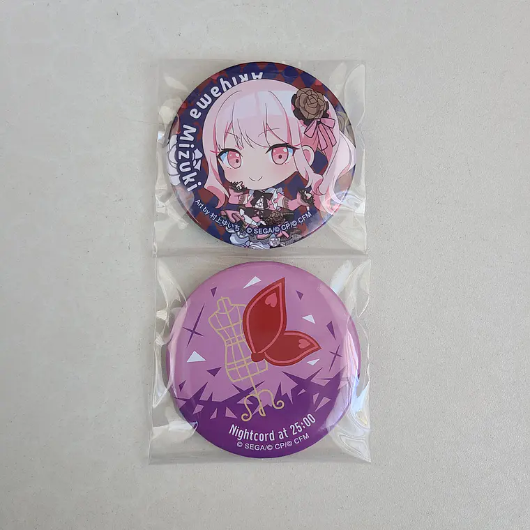 [Niigo] Mizuki Akiyama - Set de chapitas [Project Sekai] 1