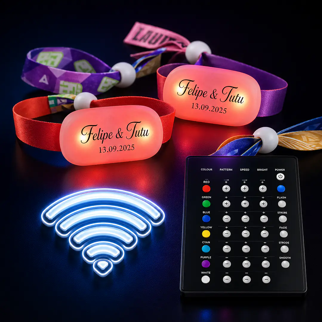 Pulsera DJ Control Personalizada (200 hacia arriba) 1