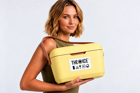 Cooler Térmico Portátil "The Ice" 20L – Nevera Rígida Estilo Retro