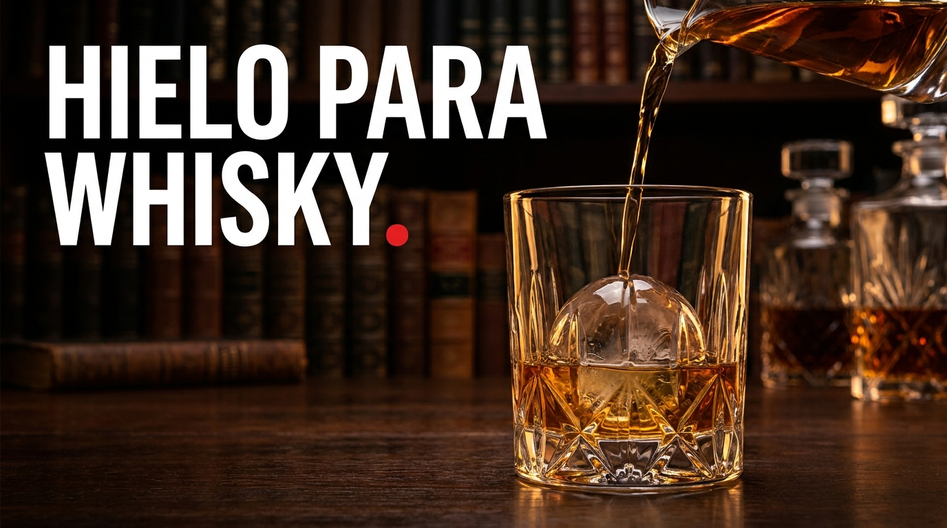 Hielo gourmet para whisky: la dilución perfecta