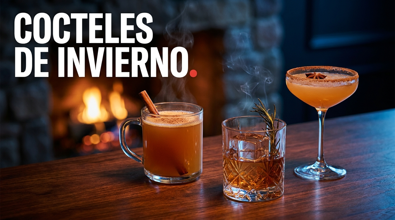 5 cocteles de invierno que mejoran con hielo premium