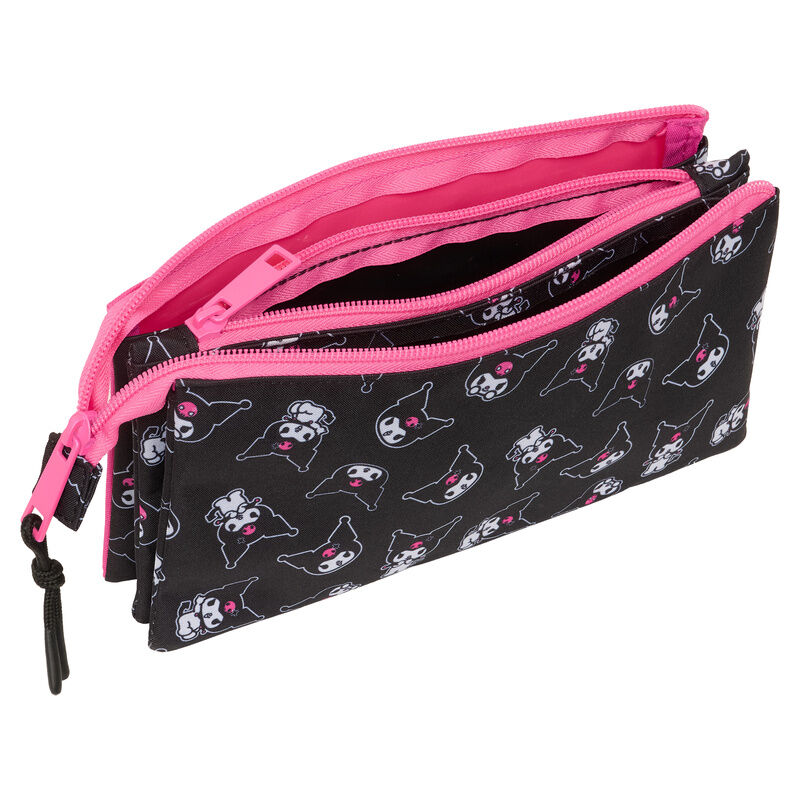 Hello Kitty Kuromi triple pencil case 3