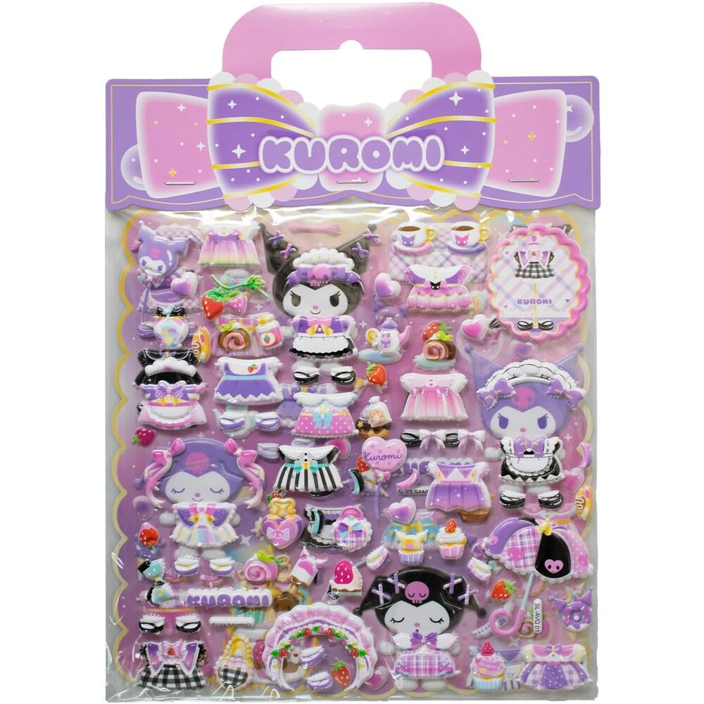 Hello Kitty Kuromi assorted Embossed stickers 2