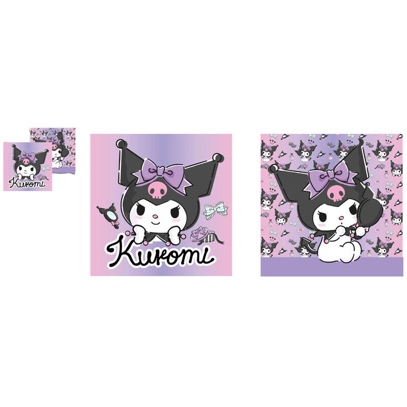 Hello Kitty Kuromi cushion 2
