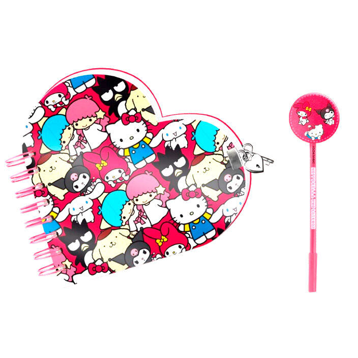 Hello Kitty Friends diary + pen set 1