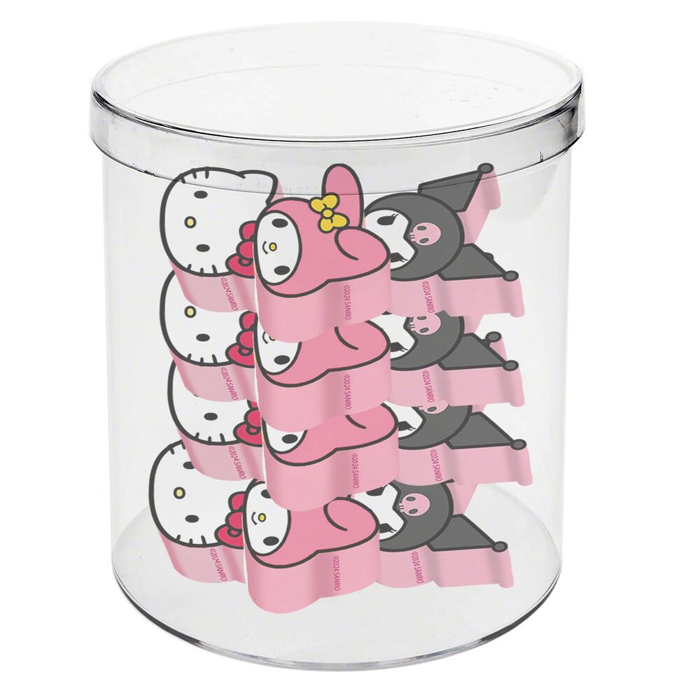 Hello Kitty Cube 12 rubbers 1