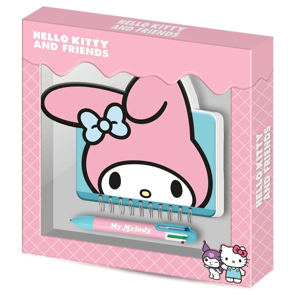 Hello Kitty and Friends My Melody Diary + pen 1
