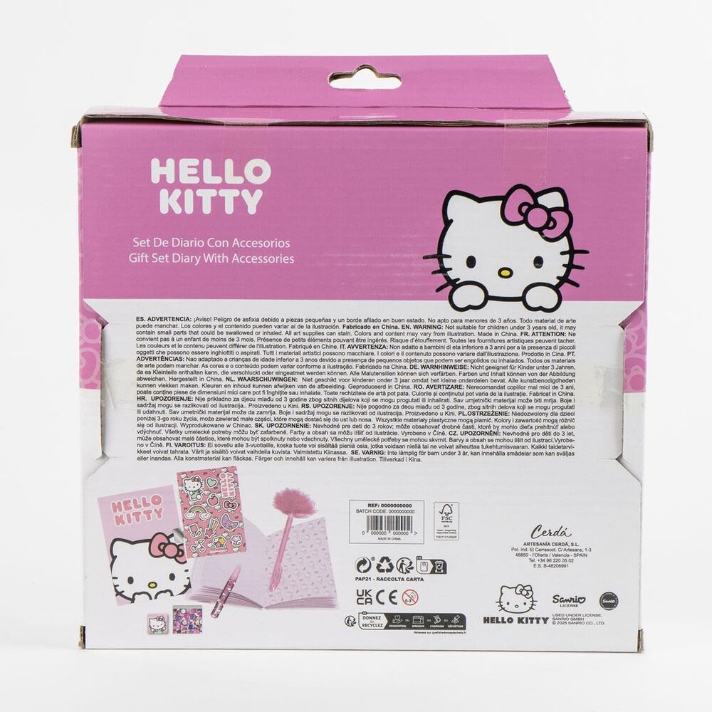 Hello Kitty Diary set 4