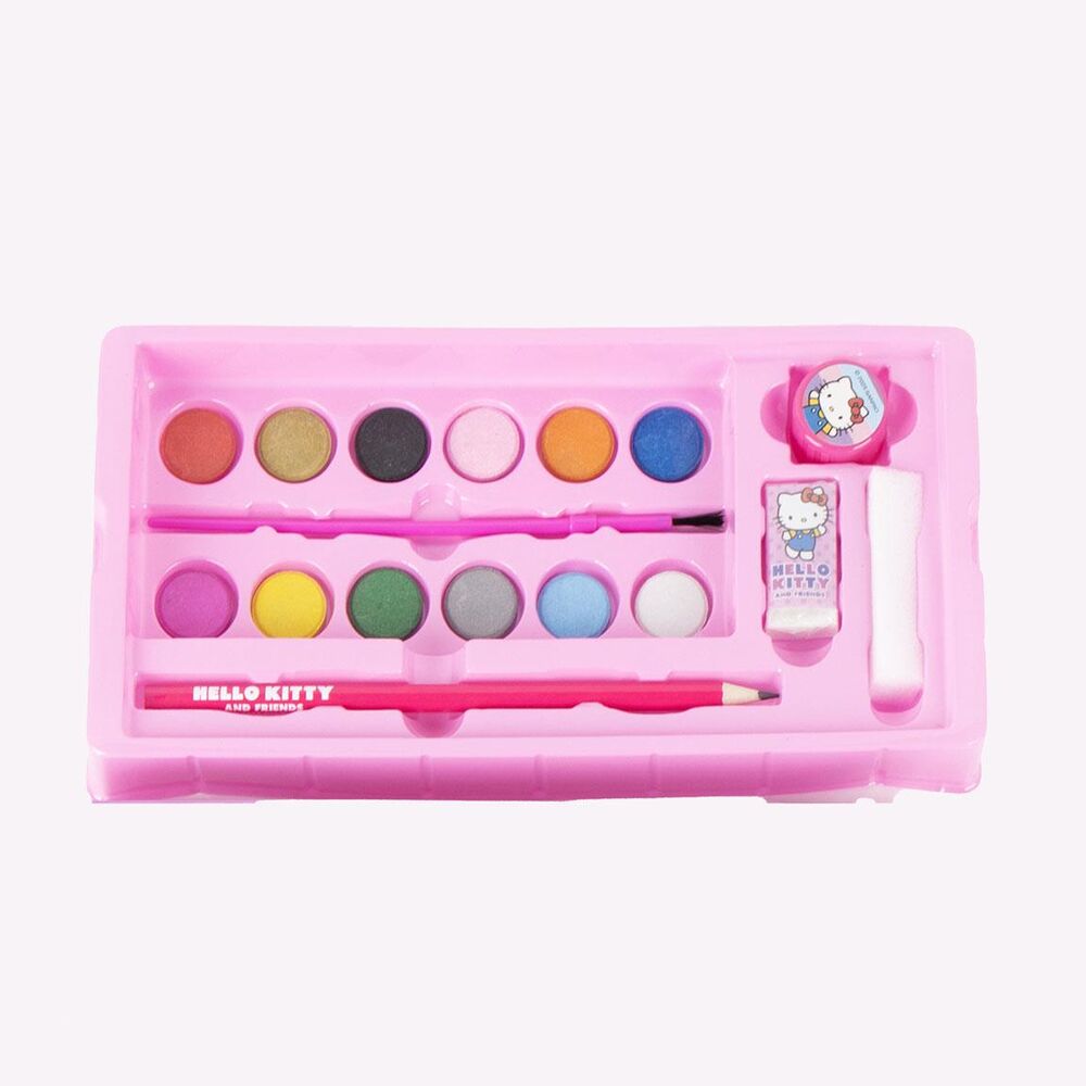 Hello Kitty colouring stationery case 4