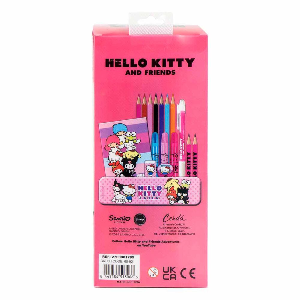Hello Kitty colouring stationery set 6
