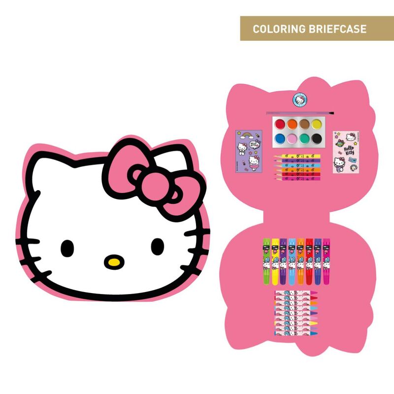 Hello Kitty colouring set 1
