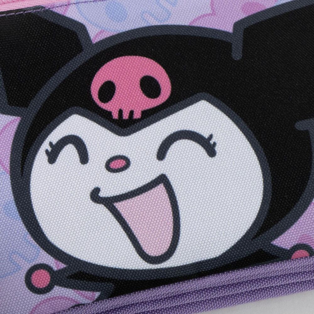 Hello Kitty Kuromi triple pencil case 4
