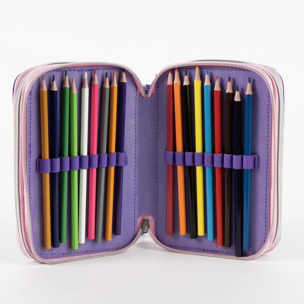Hello Kitty Kuromi triple pencil case 4